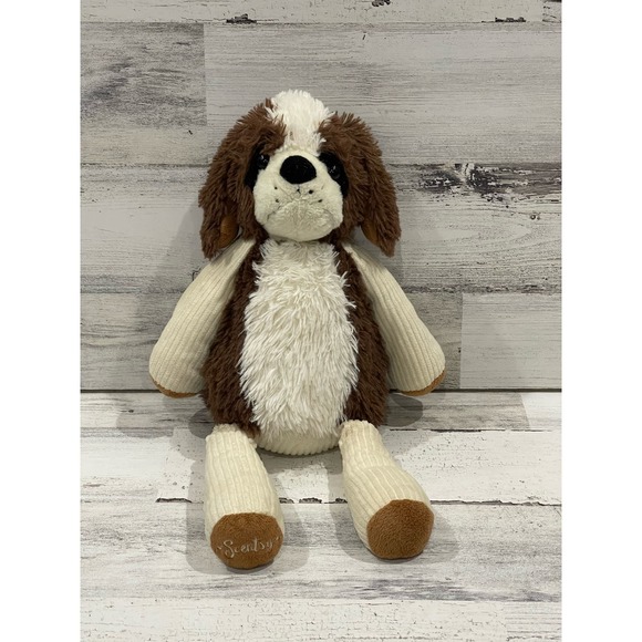 Scentsy Buddy 15'' Patches St Bernard Dog Puppy Stuffed Plush Animal Retired - Picture 1 of 15